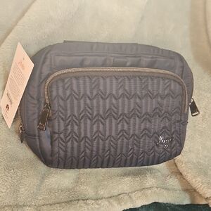 Lug Crossbody Bag in Indigo Blue